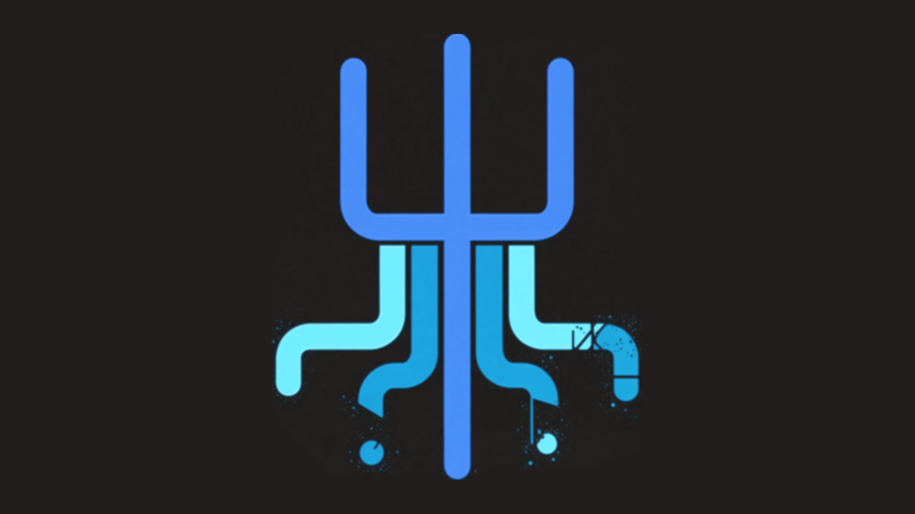 The logo of Triton VM with some of its tentacles deformed.